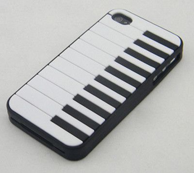 Case 3D Piano Lateral Rosa para iPhone 4/4s
